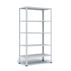 Стеллаж MS Standart 2200х1000х300, металлический, сборно-разборный, 5 полок