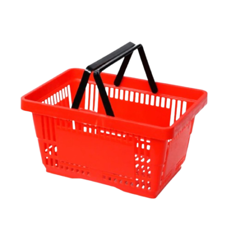 Пластиковая продуктовая корзина 30 литров для магазина и супермаркета