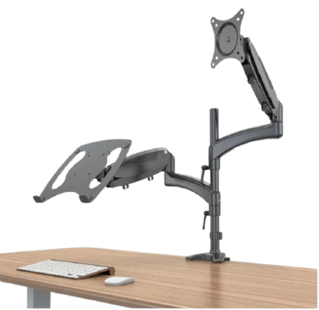 Кронштейн для монитора и ноутбука GM-324 13–27″ VESA 75×75/100×100 универсальный