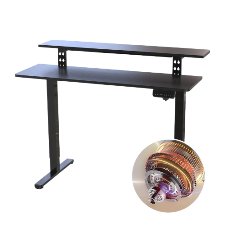 Стол с регулировкой высоты Ergo Max электрический одномоторный черный 120×60 см
