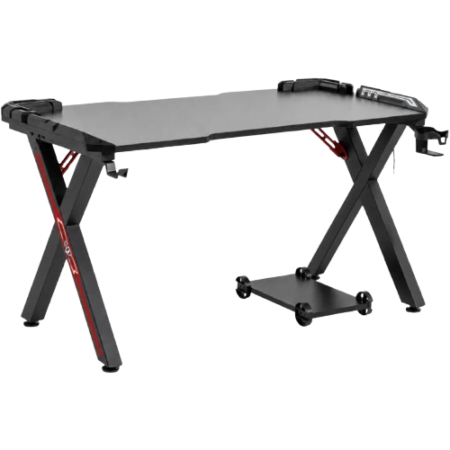 Игровой компьютерный стол X2-1200 с аксессуарами, LED-подсветкой и удобной организацией рабочего места