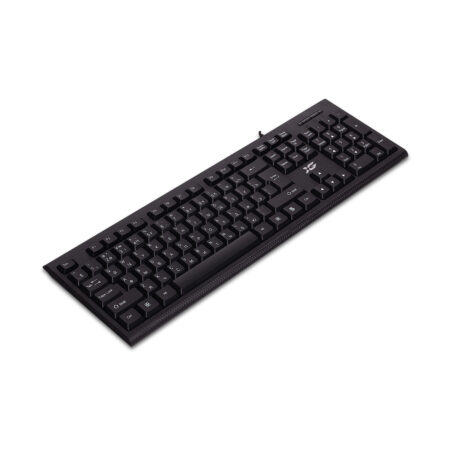 Клавиатура, XG, XK-100UB, Ультратонкая, USB, Кол-во стандартных клавиш 104, Анг/Рус/Каз, Чёрный