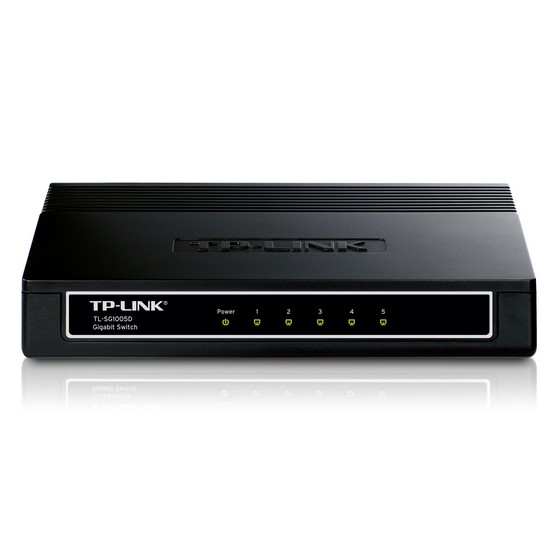 Коммутатор, TP-Link, TL-SG1005D, Настольный, неуправляемый, 5 портов 10/100/1000M RJ45, Корпус пластик