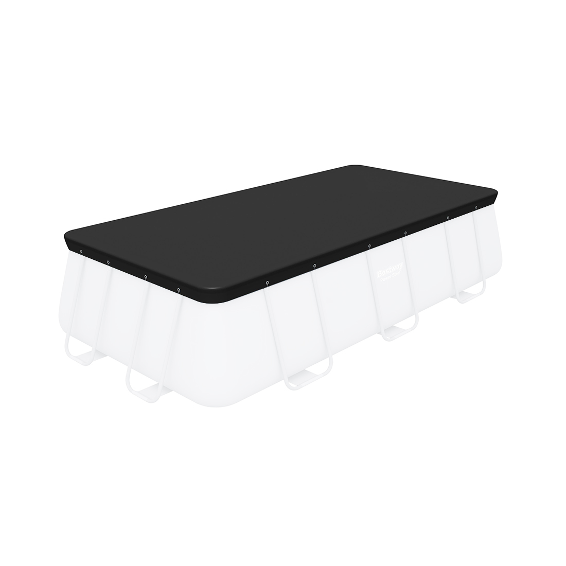 Тент для каркасных бассейнов размером 404-412 х 201 см, BESTWAY, 58232, Винил PVC, Чёрный, Цветная коробка