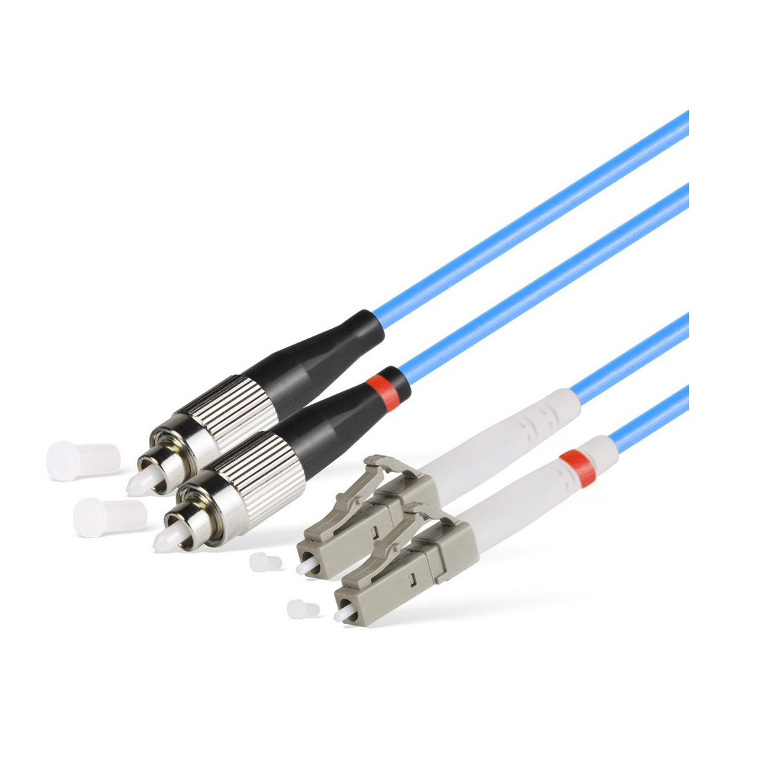 Патч корд оптоволоконный,, FC/UPC-LC/UPC MM OM3 50/125 Duplex 3.0мм 1 м, LSZH