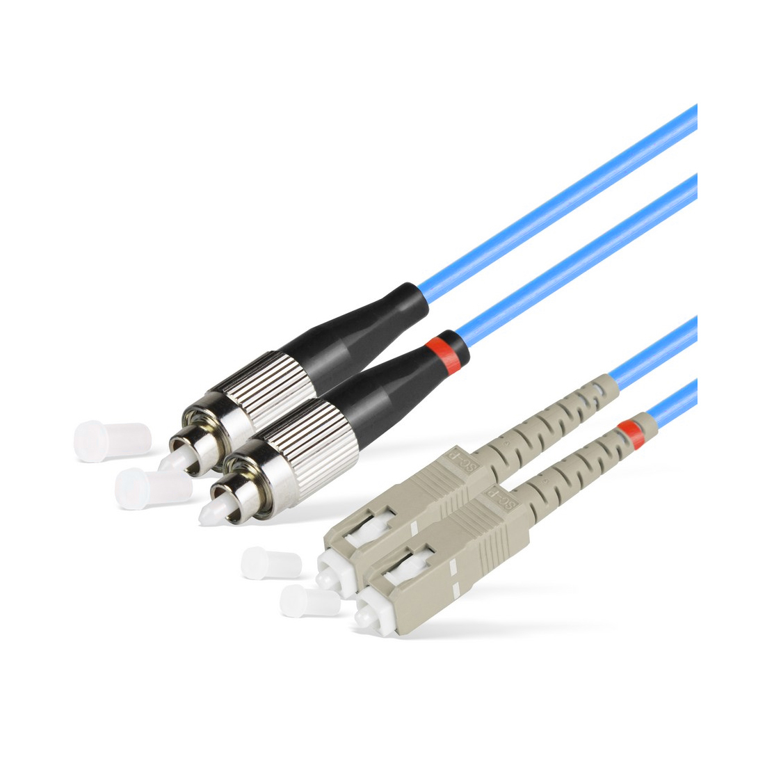 Патч корд оптоволоконный,, SC/UPC-FC/UPC MM OM3 50/125 Duplex 3.0мм 1 м, LSZH