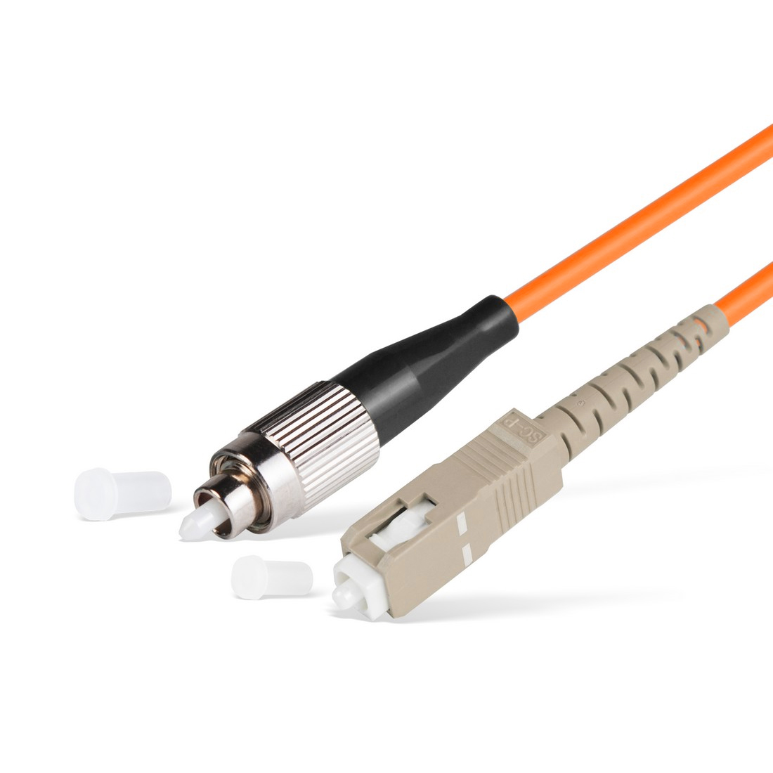 Патч корд оптоволоконный,, FC/UPC-SC/UPC MM OM2 50/125 Simplex 3.0мм 1 м, LSZH
