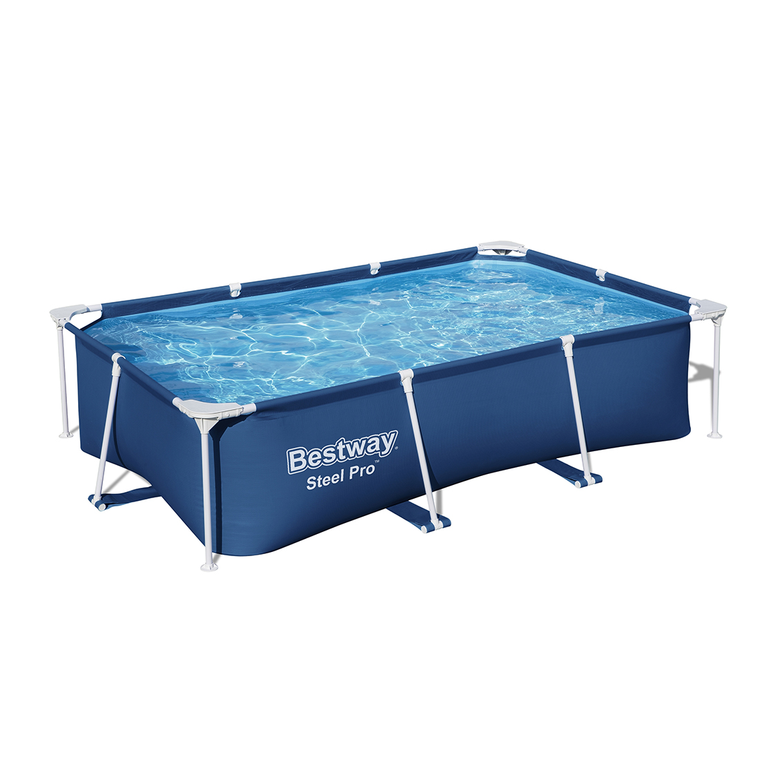 Каркасный бассейн Steel Pro 259 х 170 х 61 см, BESTWAY, 56403, Винил, 2300 л., Стальной каркас, Синий, Цветная коробка