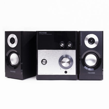 Акустическая система, Microlab, M-880, 2.1, 40Вт(12Вт*2+16Вт), Выход 2RCA, Вход 3,5 MiniJack, Технология обработки низких частот X-Bass, Чёрный