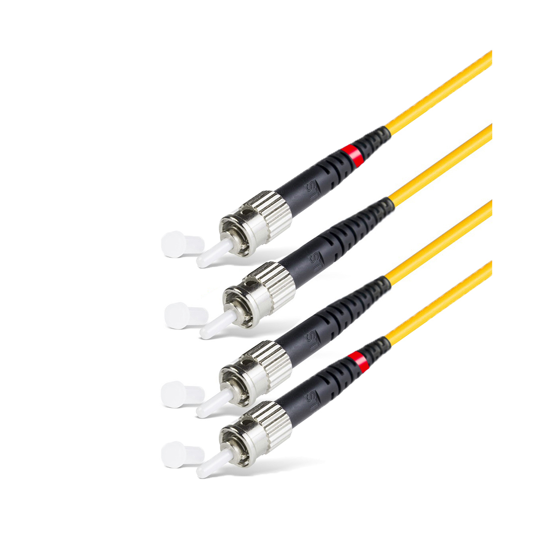 Патч корд оптоволоконный,, ST/UPC-ST/UPC SM 9/125 Duplex 2.0мм 1 м, LSZH