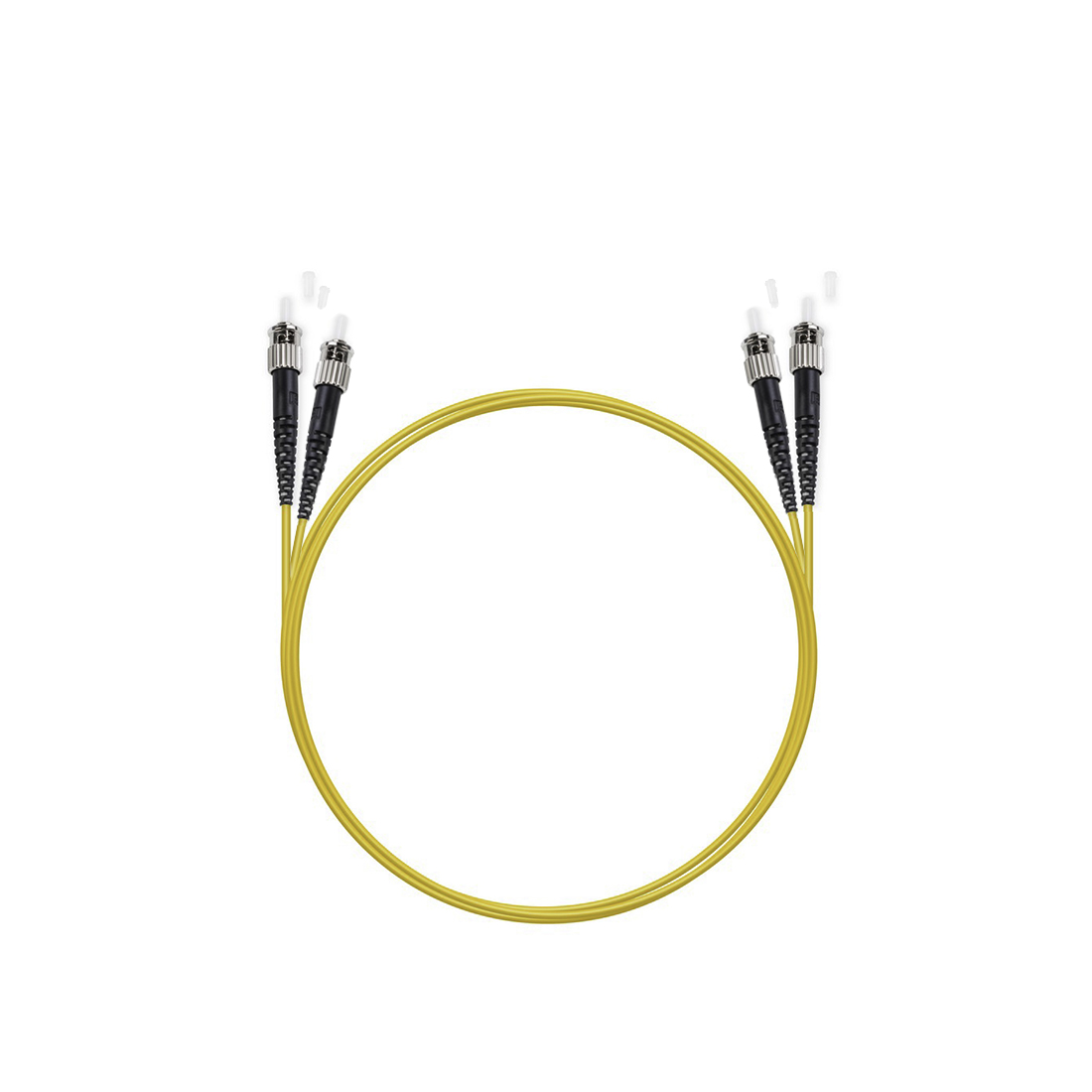 Патч корд оптоволоконный,, ST/UPC-ST/UPC SM 9/125 Duplex 2.0мм 1 м, LSZH