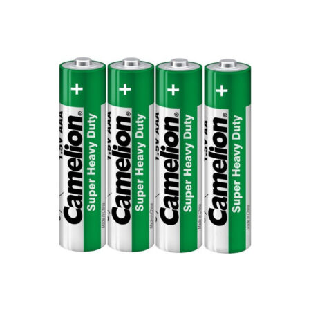 Батарейка, CAMELION, R03P-SP4G, Super Heavy Duty, AAA, 1.5V, 550 mAh, 4 шт., в плёнке