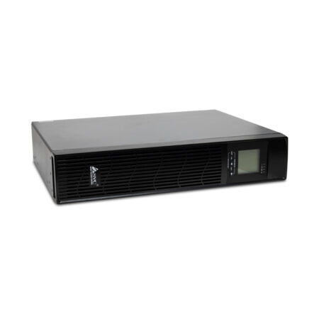 Источник бесперебойного питания, SVC, RTU-2KL-LCD, 2000VA (1600W), Стоечный 19'' 2U, RTU-серия, USB-SMART, Диапазон работы AVR: 165-280В, Бат.: 9Ач*3 шт., Вентилятор: 8cм*1шт. Выходные разъемы: 2 х Schuko + 1 х IEC C13., Чёрный