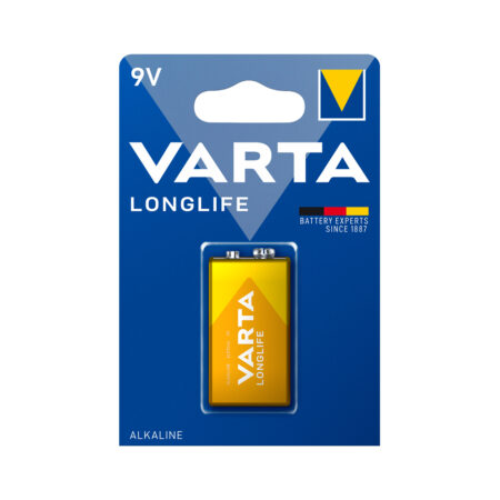 Батарейка, VARTA, 4122- 6LP3146 (E-Block 9V - 6LR61), Longlife, 9V,1 ш., Блистер