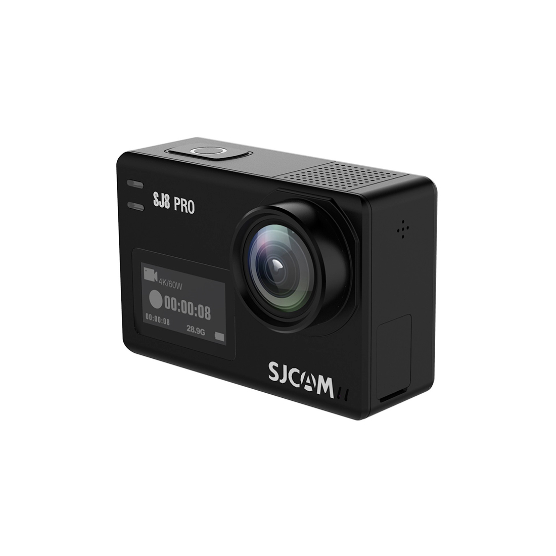 Экшн-камера, SJCAM, SJ8 PRO, 4K/60fps, Sony IMX377 12 МП 170°, Wifi 10 м/2,4 & 5 Hz, Gyro Anti-shake, Slow motion, Чипсет Ambarella H22S85, 1200mAh, 2.33″ сенсорный дисплей, Чёрный