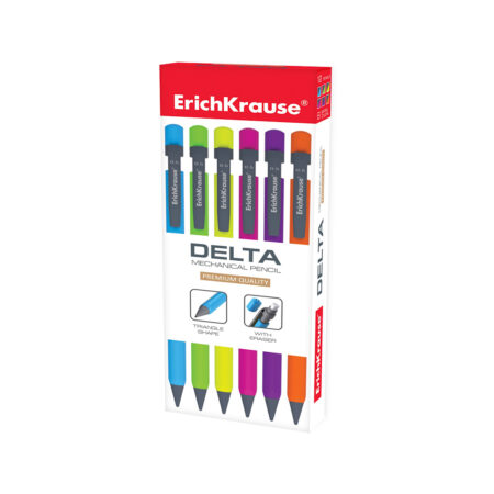Карандаш механический, ErichKrause®, 22004, Delta 0.5мм, НВ