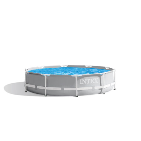 Каркасный бассейн Prism Frame 305 х 76 см, INTEX, 26700NP, Винил, 4485 л., Стальной каркас, Серый, Цветная коробка