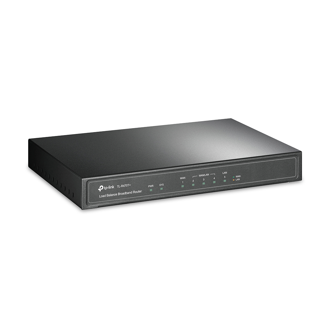 Маршрутизатор, TP-Link, TL-R470T+, 1x100Mb постоянный WAN порт, 1x100Mb постоянный Ethernet LAN порт, 3x100Mb изменяемых порта Ethernet WAN/LAN