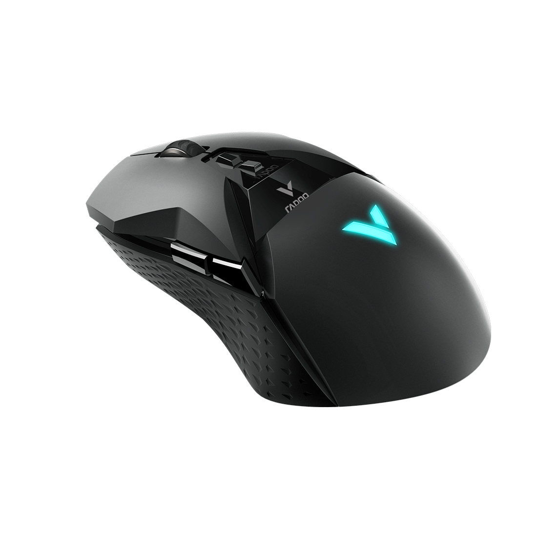Компьютерная мышь, Rapoo, VT950 Pro, Игровая, Оптическая, Комбинированная, USB/Беспроводная, Встроенный аккумулятор, 2.4GHz, 16000dpi, LED подсветка, Тканевая оплетка кабеля, Черный