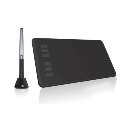 Графический планшет, Huion, H640P, Разрешение 5080 lpi, Чувствительность к нажатию 8192, Интерфейс USB, Рабочая область 160*100 мм. (6,3"х 3,9"), Чёрный