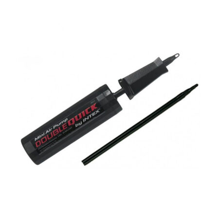 Насос ручной Double Quick Mini Hand Pump 29 см., INTEX, 69613, Пластик, Объем камеры 0.45 л., Черный, Пакет