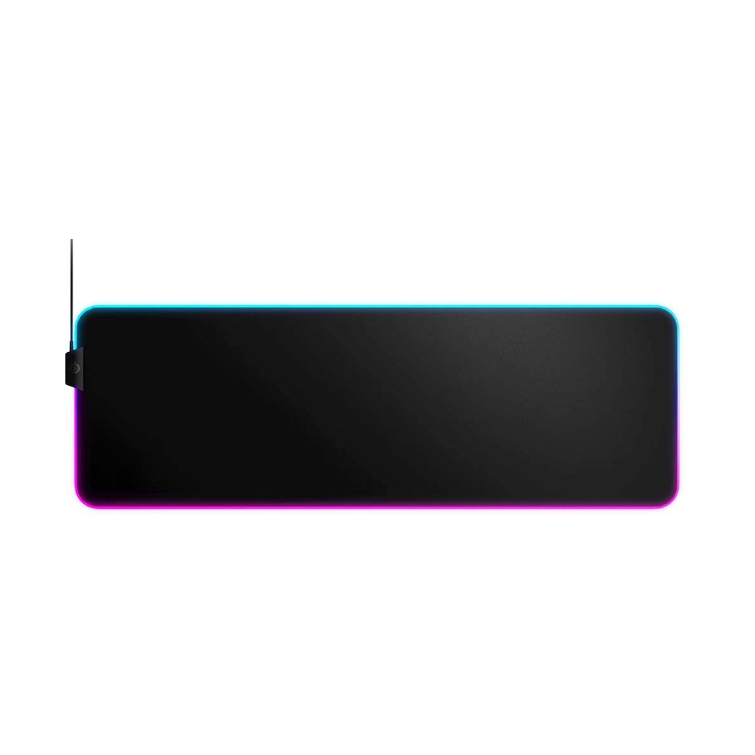 Коврик для компьютерной мыши, Steelseries, QCK Prism Cloth – QCK Prism Cloth – XL, 63826, Подсветка RGB, 900x300x4 мм, Резиновая основа, Тканевая поверхность, Склеивание, Гладкая поверхность, Чёрный