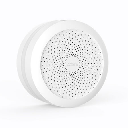 Центр умного дома Hub M1S Gen 2 , Aqara, HM1S-G02, М1S, до 128 устройств, Zigbee, Wi-Fi IEEE 802.11 b/g/n, 2.4 GHz, 100-240V~, 50/60Hz, 0.2A, Динамик 2Вт можно использовать в качестве сирены, Белый