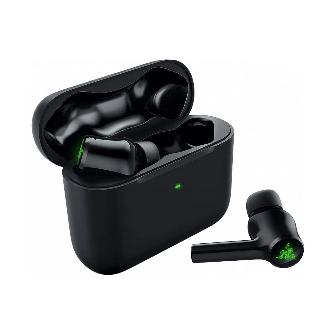 Наушники, Razer, Hammerhead True Wireless (2021), RZ12-03820100-R3G1, TWS, 20 Гц – 20 000 Гц, 32 Ом, динамики 10 мм, чёрный