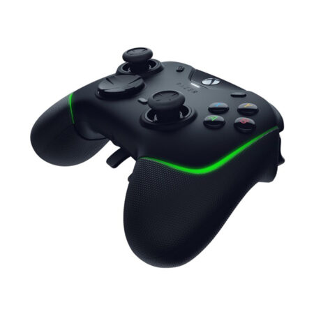 Геймпад, Razer, Wolverine V2 Chroma, RZ06-04010100-R3M1, Работает с Xbox One, Xbox Series X | S или ПК (Windows® 10 и выше), 6 дополнительных многофункциональных кнопок, Сменные насадки джойстиков, Аналоговый аудио разъем 3,5 мм, Чёрный