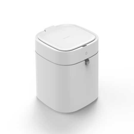 Умное мусорное ведро, Townew, T Air X, Smart Trash Can, Объем 13.5 л, Технология запечатывания пакета, Автоматическая крышка и замена мешка, Белый