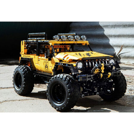 Конструктор, ONEBOT, OBJEP92AIQI, Building Block Off-Road Vehicle- Explorer, 14+, 1600+ деталей, ABS, PC, Жёлтый