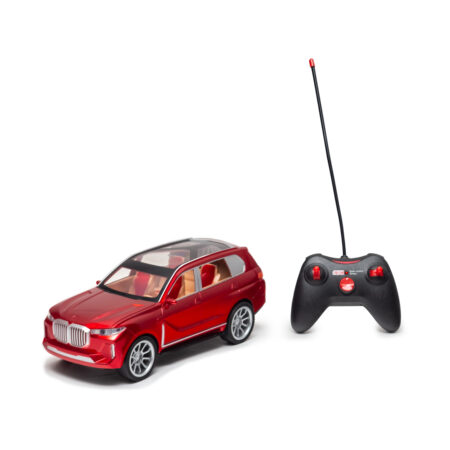 Радиоуправляемая машина, X-Game, 80700R, 1:16, Model Car, Пластик, Длина 28 см, Включающиеся фары, Оригинальный дизайн, 27MHz, Красная