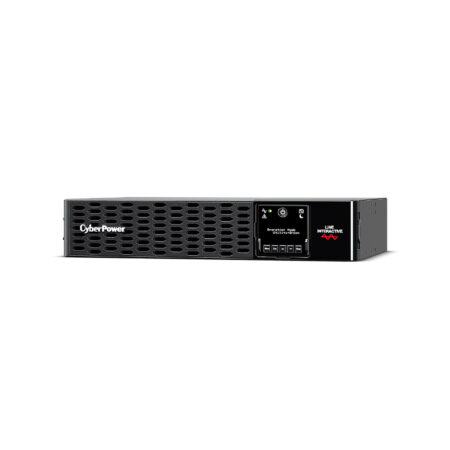 Источник бесперебойного питания, CyberPower, PR1000ERTXL2U, Мощность 1000ВА/1000Вт, PRIII-серия, Линейно-интерактивный, Стоечный 2U, LCD/Smart/BMS/USB/RS232/EPO/RJ11/RJ45/Serial/Сухие контакты, AVR: 159-288В, АКБ 12В/7Ач*4шт., Вых: 10xIEC C13, Чёрный
