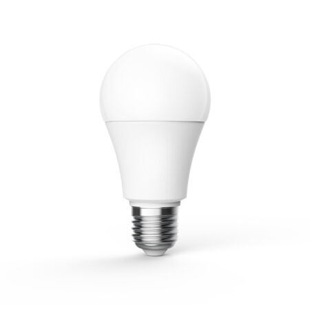 Лампочка, Aqara, LED Bulb T1, LEDLBT1-L01, Протоколы связи: Zigbee, Bluetooth, Вольтаж: 220-240 V~, Номинальный ток: 42mA, Номинальная частота: 50/60 Гц, Номинальная мощность: 8,5 Вт, Световой поток: 806 лм, Цветовая температура: 2700K-6500K, Индекс цветопередачи: Ra90, E27, Коэффициент мощности:> 0,85, Рабочая температура: от 0°C до 40°C, от 0% до 95% относительной влажности, без конденсации