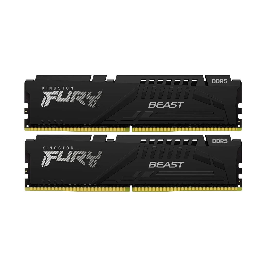 Комплект модулей памяти, Kingston, FURY Beast KF556C36BBEK2-32 (Kit 2x16GB), DDR5, 32GB, DIMM <PC5-44800/5600MHz>, Чёрный
