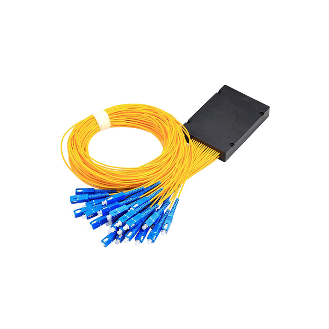 Сплиттер оптоволоконный, А-Оптик, PLC-1х32, SC/UPC-SC/UPC 1.5м, SM 1210-1650, 0.9мм,