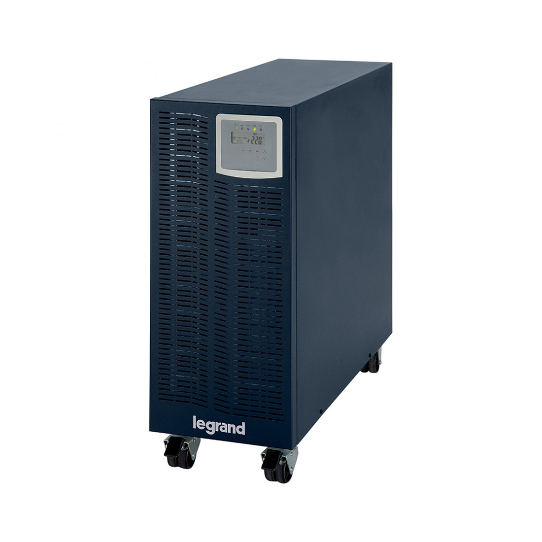 Источник бесперебойного питания, Legrand, Keor S 6 kВA 17' 310128, Мощность 6000ВА/5400Вт, Онлайн, Напольный, ЖК/SNMP/RS-232, Диапазон работы AVR:195-280В, Бат.: 12В/12Ач.*20 шт., Чёрный