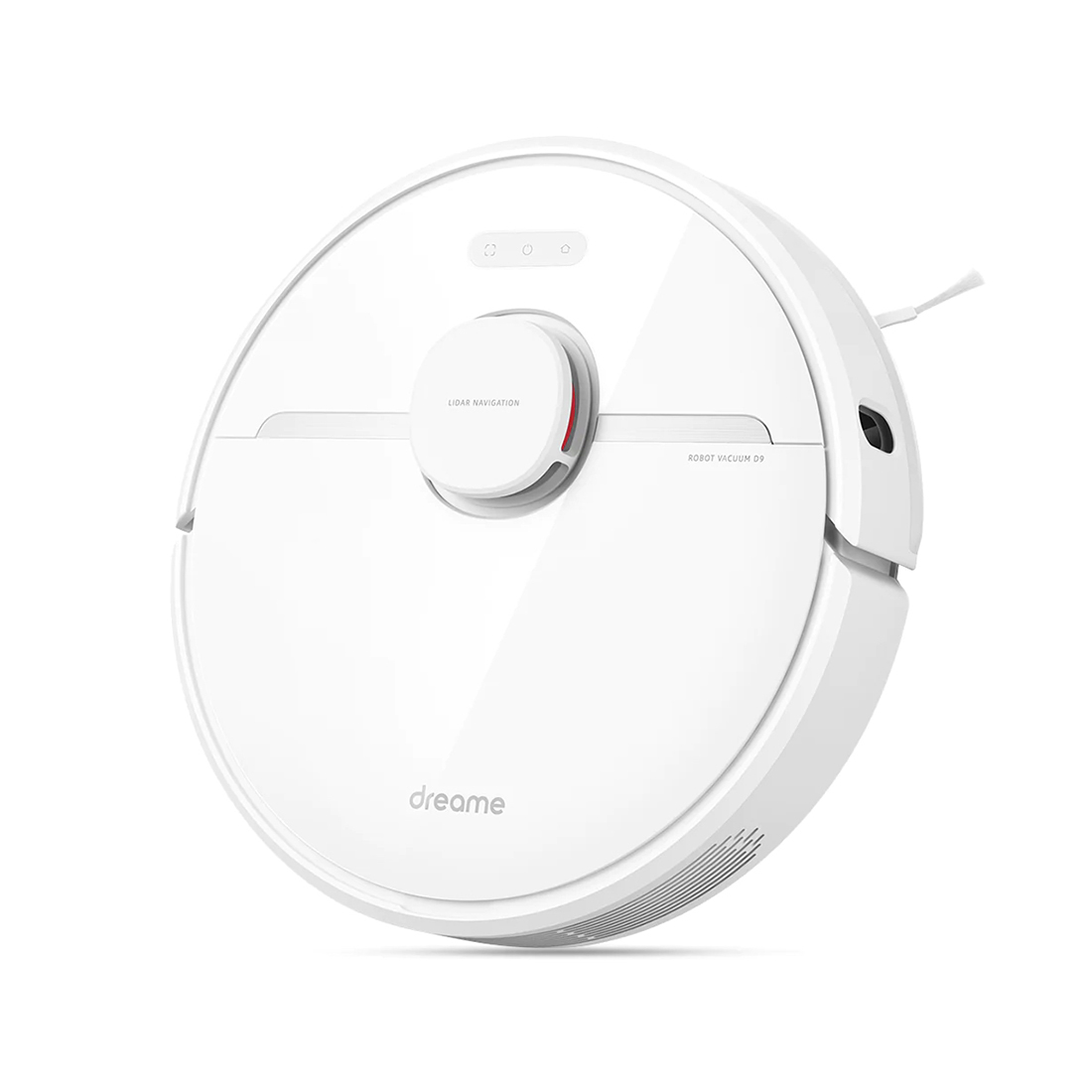 Робот-пылесос, Dreame, Robot Vacuum D9 Max, RLD33GA, Потребляемая мощность 42 Вт, Single Gyroscope + LDS, LiDAR Навигация, Аккумулятор 5200 мАч, Пылесборник 570 мл, Резервуар для воды 270 мл, Сила всасывания 4000 Па, Уровень шума 64 дБ, Nylon Filter+Hepa, Сухая и влажная уборка, Время автономной работы 150 мин (250), Голосовой помощник, Взаимодействие с приложениями Mi Home, Amazon Alexa, Яндекс Алиса, 4 режима уборки, Таймер включения, Поддержка Wi-Fi, Управление с помощью смартфона, Белый