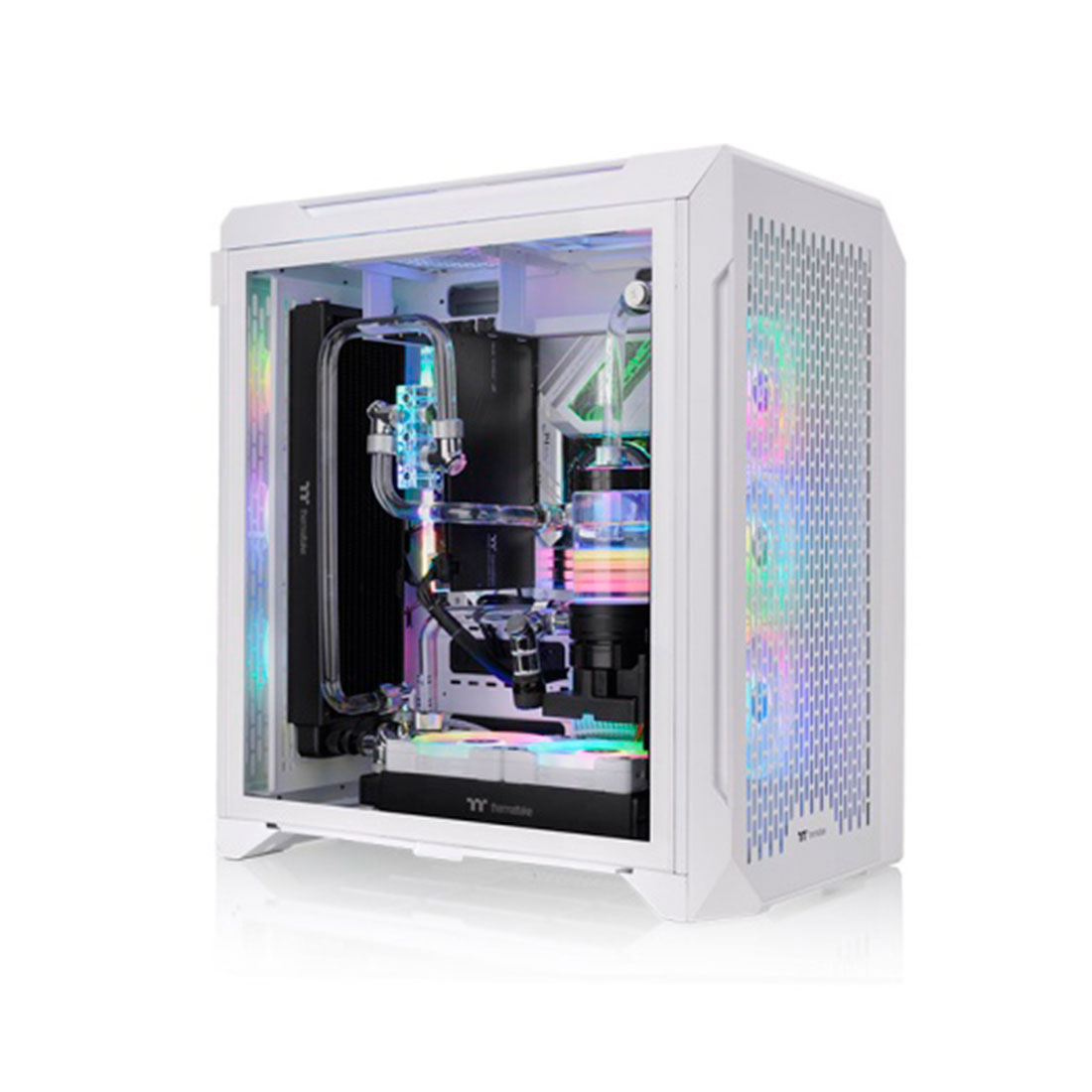Компьютерный корпус, Thermaltake, CTE C700 Air Snow, CA-1X7-00F6WN-00, Mid Tower, Mini-ITX/M-ATX/ATX/E-ATX, USB 3.2 (Gen 2) Type-C*1, USB 3.0*2, HD Audio, Кулер 3*140 мм CT140 fan, Высота процессорного кулера до 190мм, Длина VGA до 410мм, 6*3,5"/7*2,5", Сталь / термопластик, 4мм Закаленное стекло, 566.5*327.6*505.5мм, Без Б/П, Белый