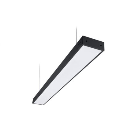 Линейный подвесной светильник, Philips, RC095V-LED30S865-PSU-W12L120-BK-GM-G2, Мощность 34Вт. Световой поток 3000Лм, Температура 6500, Холодный, Индекс цветопередачи CRI80, Интегрированный нерегулируемый драйвер, Ширина 120мм, Длина 1200мм, Цвет черный, 2 поколение