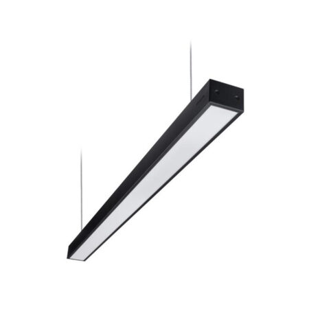 Линейный подвесной светильник, Philips, RC095V, LED26S/865-PSU-W07L120-BK-GM-G2, Мощность 28Вт. Световой поток 2600Лм, Температура 6500, Холодный, Индекс цветопередачи CRI80, Интегрированный нерегулируемый драйвер, Ширина 70мм, Длина 1200мм, Цвет черный, 2 поколение