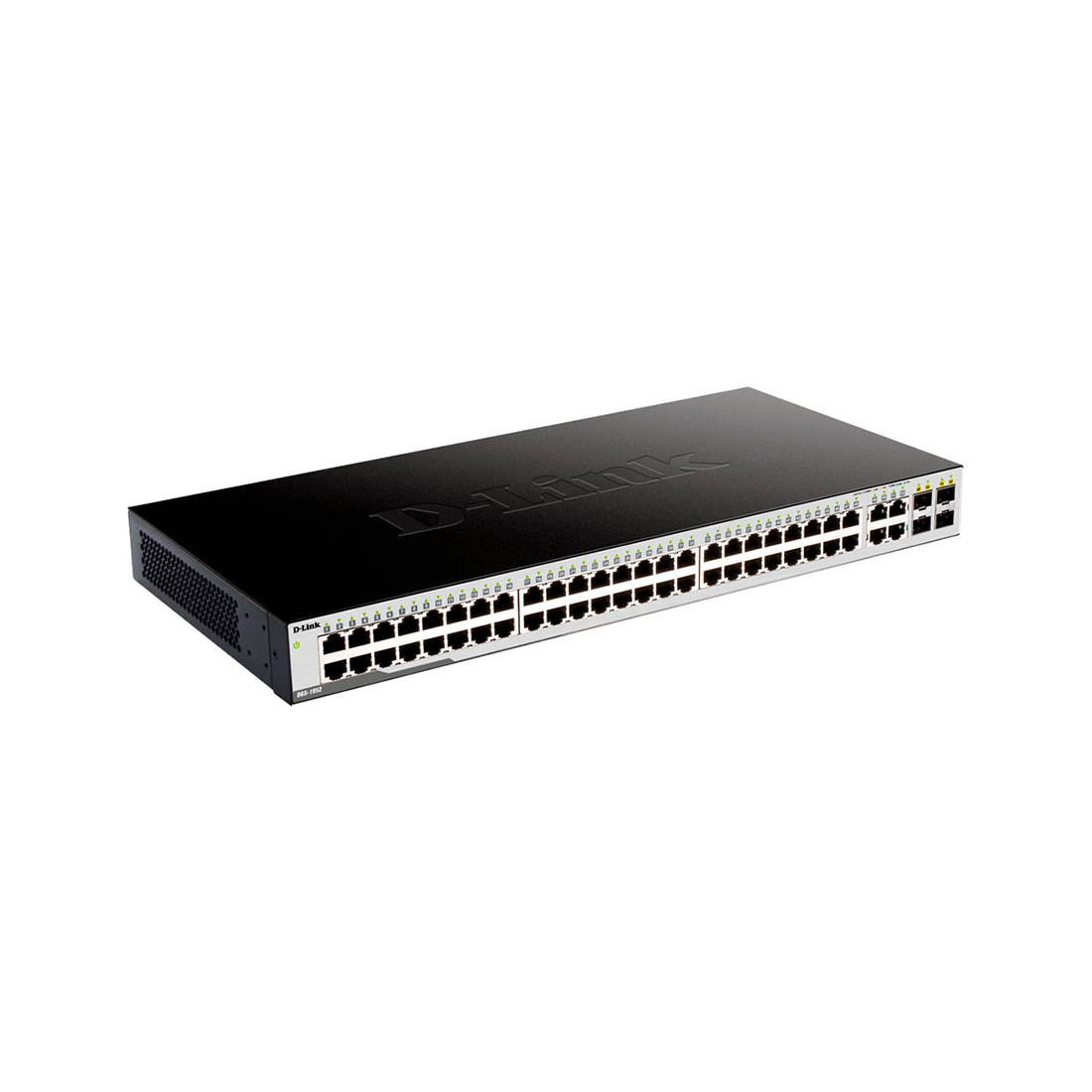 Коммутатор, D-Link, DGS-1052/A3A, Неуправляемый 48 портов 10/100/1000Base-T и 4 комбо-порта 100/1000Base-T/SFP, 1U