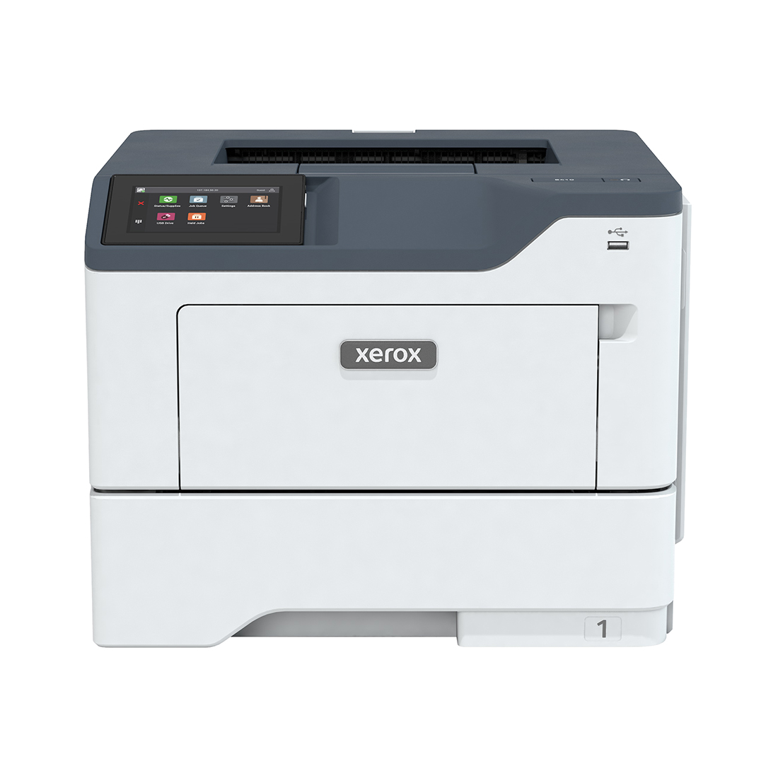 Монохромный принтер, Xerox, B410DN, B410V_DN, Лазерный , А4, 47 стр./мин., Подача 650 листов, Сенсорный дисплей 4.3″, 1 ГГц CPU, 1 ГБ RAM, 8 ГБ eMMC, USB 2.0, Ethernet 10/100/1000