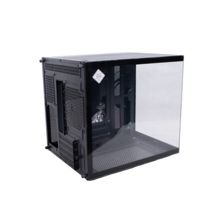 Компьютерный корпус, XG, Cube, Mini-ITX, Micro-ATX , USB 2.0x1, USB 3.0x1, Высота процессорного кулера 157мм, Длина VGA до 320мм, 2*3.5"/2*2.5", Толщина 0.4мм, Без Б/П, Стекло,Черный