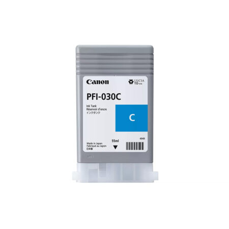Чернила, Canon, Ink Tank PFI-030 Cyan, 3490C001AA, для imagePROGRAF TA-20/TA-30, TM-240/TM-340, 55 мл