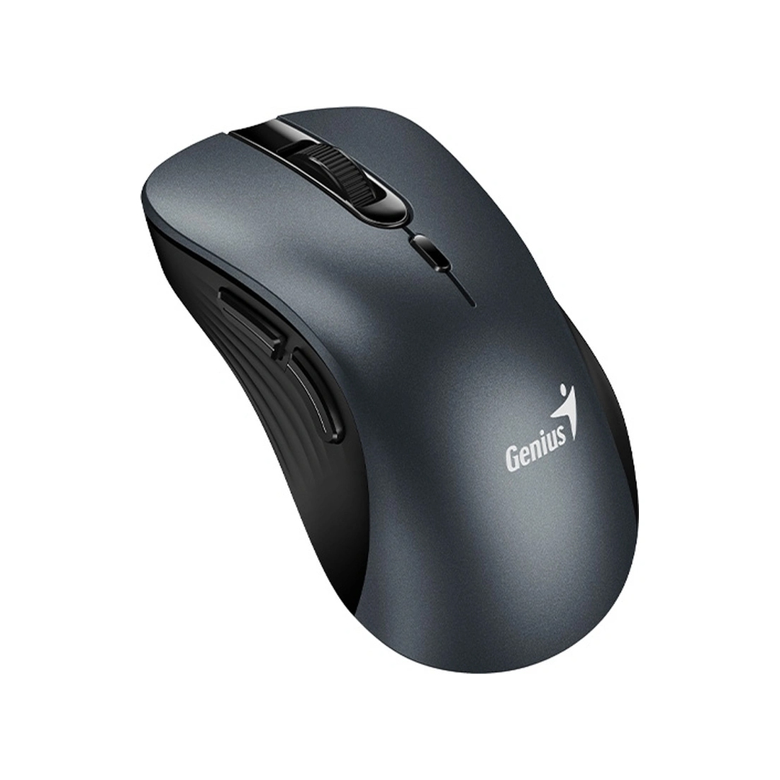 Компьютерная мышь, Genius, Ergo 8100S, 3D, Оптическая, 1600dpi, Беcпроводная 2.4ГГц, Батарейка АА*1, Радиус действия до 10 м, Серый