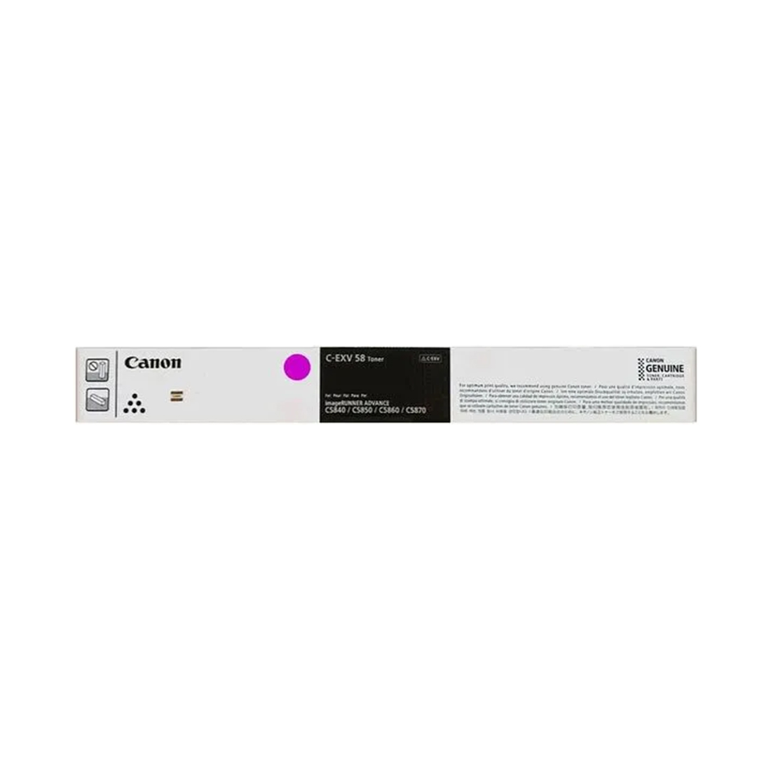Тонер-картридж, Canon, C-EXV 58 Magenta, 3765C002AA, для imageRUNNER ADVANCE DX C5840i/C5850i/C5860i, 60 000 стр. (A4)