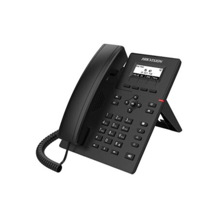 IP телефон, Hikvision, DS-KP6000-HE1, 4 SIP-линии, 33 физических ключа, два сетевых порта 10/100 Мбит/с, встроенный PoE