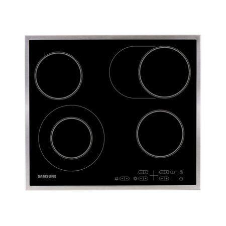 Электрическая варочная панель, Samsung, NZ64T3516CK/WT, Двойная конфорка, 57,5 см, Черный