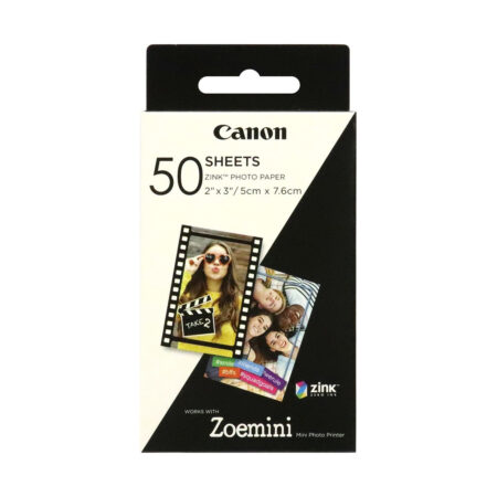 Фотобумага, Canon, ZINK PAPER ZP-2030 50 SHEETS EXP HB, для Canon Zoemini S2 / Zoemini 2, 3215C002AA